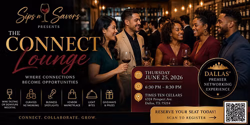 SipnSavors:  The Connect Lounge - Where Connections Become Opportunities