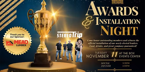 November Social + Awards & Installation Night