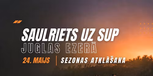 Saulriets uz izgaismota SUP d\u0113\u013ca \u2600\ufe0f