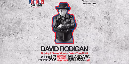 David Rodigan | Milano, Arci Bellezza + Vitowar & Serious Thing DJset