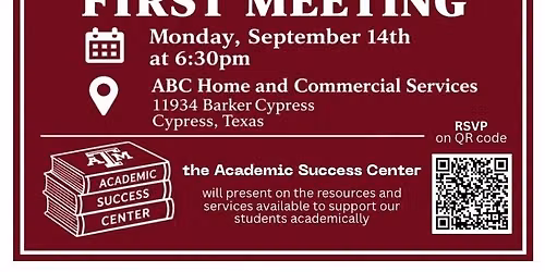 Cypress Aggie Moms 1st meeting