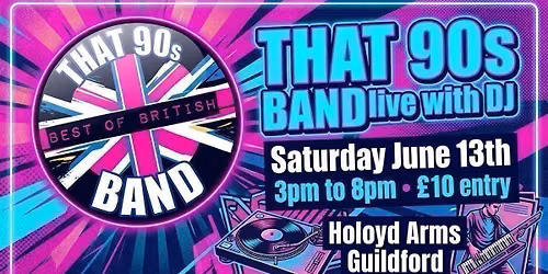 90'S DAYTIME CLUBBING with live band