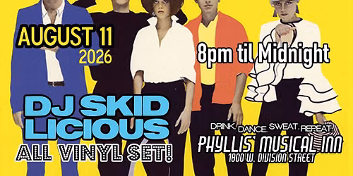 NEW WAVE TUESDAY (Every 2nd Tuesday!) at Phyllis' Musical Inn - ALL VINYL SET!