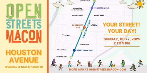 Open Streets Macon: Houston Avenue