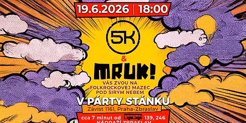 Koncert Mruk! a 5K na Zbraslavi u Vltavy