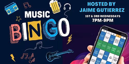 Music Bingo at Brother Chimp Brewing 2025