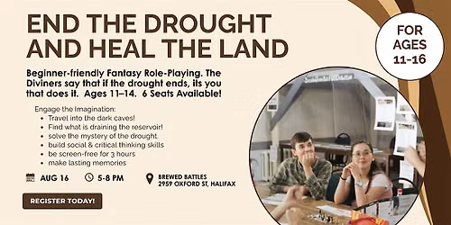 The Master Dowser says only you can end the great drought.