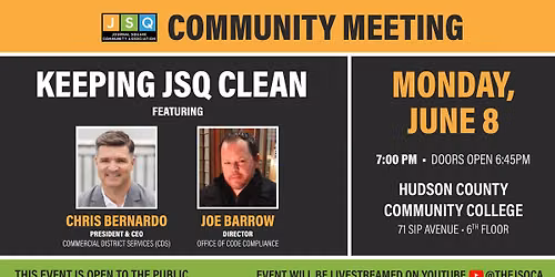 JSQCA General Meeting: Keeping JSQ Clean