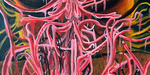 Drew Sumner Art Gallery Show with Spinal Teeth