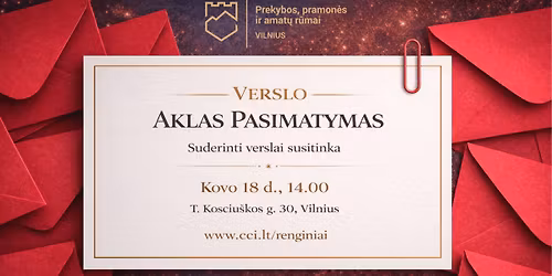 Strukt\u016bruotas B2B partneryst\u0117s susitikimas