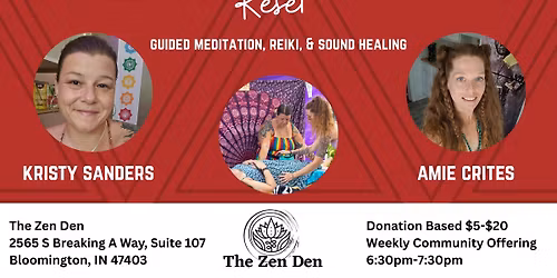 Midweek Reset - Guided Meditation, Reiki & Sound Healing at The Zen Den
