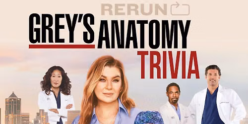 Grey's Anatomy Themed Trivia on the Purple Goat Patio!!!