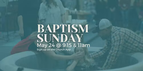 Baptism Sunday