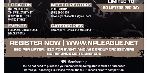 NPL Oregon State Championships 