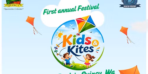 Kids and kites Festival in Quincy , Wa