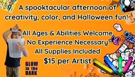 Art Exploration Class with Mrs. Jen: Glow & Go Candy Buckets! 