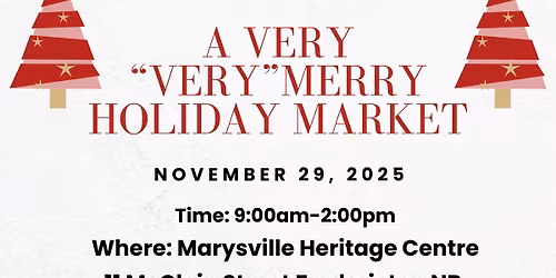 2nd Annual "A Very VERY Merry Holiday Craft Fair"
