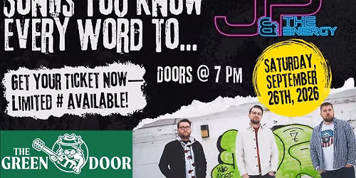 Pop Rock Party ft. JP & The Energy @ The Green Door