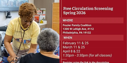 Free Circulation Screening -Spring 2026