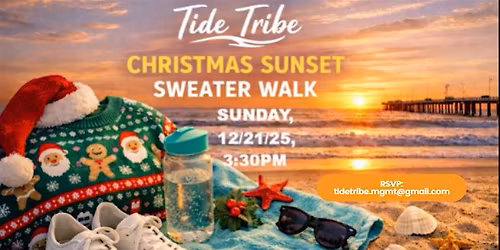 Holiday Sweater Meetup Including Sunset Beach Walk and Socials