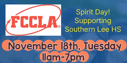 FCCLA Spirit Day Supporting Southern Lee HS