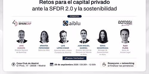 Retos para el Capital Privado ante la SFDR 2.0 y la sostenibilidad