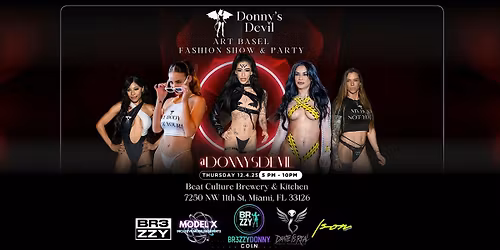 Donny's Devil Art Basel Fashion Show and Party