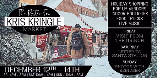 The Rustic Fox Kris Kringle Market - North Aurora