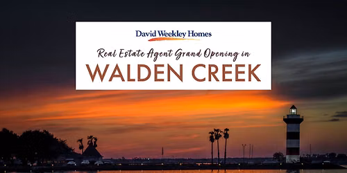 Real Estate Agent Preview: Walden Creek Model Grand Opening