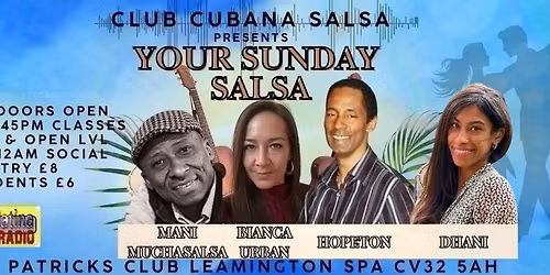 SALSA CUBANA Y BACHATA FIESTA
