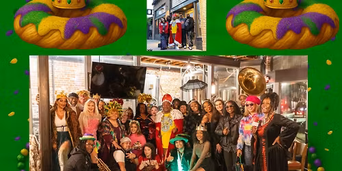 King Cake Party & Crowning Of King And Queen..