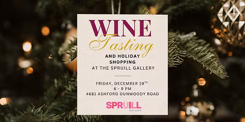 Wine Tasting at the Holiday Art Fair
