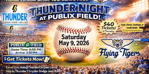 Thunder Night at Publix Field!