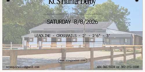 KCS Hunter Derby - August