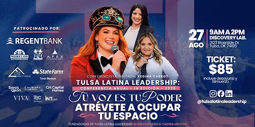 CONFERENCIA ANUAL: TU VOZ ES TU PODER, ATR\u00c9VETE A OCUPAR TU ESPACIO