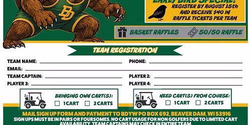 BD Wrestling Golf Outing