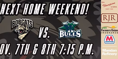 Bismarck Bobcats vs. North Iowa Bulls