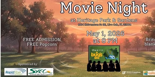 Movie Night at Heritage Park and Gardens
