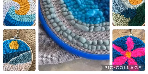 Needle Punch Embroidery Hoop Workshop