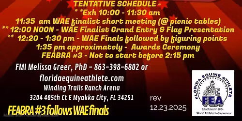 WAE Finals & FEABRA #3 