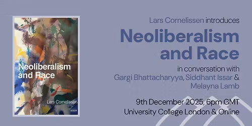 ISRF Book Launch: 'Neoliberalism and Race'