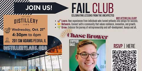 Fail Club with Special Guest Speaker Chase Brower, COO of SWYCH Box