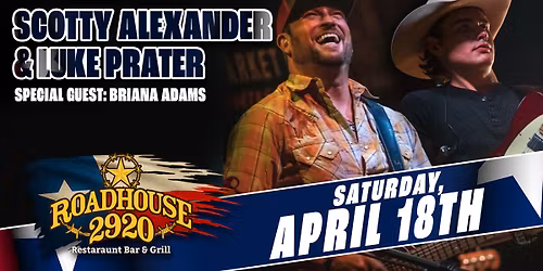 Scotty Alexander Live at 2920 Roadhouse
