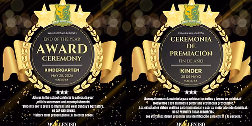 Kindergarten Award Ceremony | Ceremonia de Premiaci\u00f3n de Kinder
