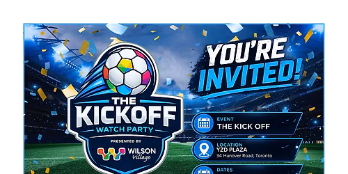 The Kickoff Watch Party With The Wilson Village BIA
