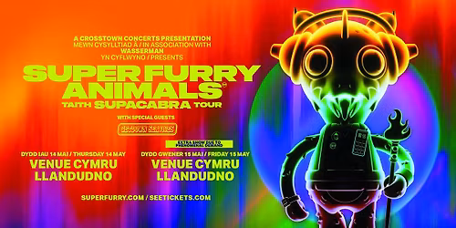 Super Furry Animals + Getdown Services \u23b8 Venue Cymru, Llandudno