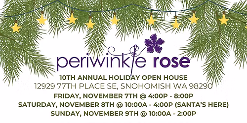 Periwinkle Rose Holiday Open House