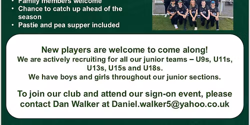 Junior Sign-On & Photoshoot