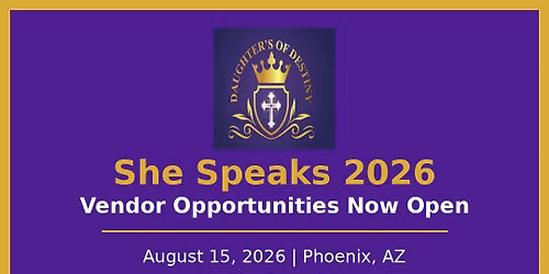 She Speaks Women\u2019s Conference \u201cCrowned for Such a Time as This\u201d