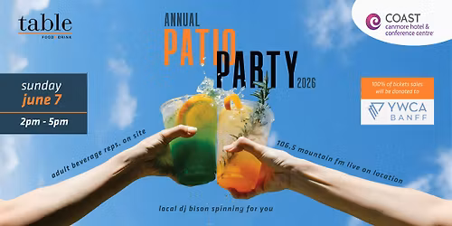 table food + drink annual patio party 2026